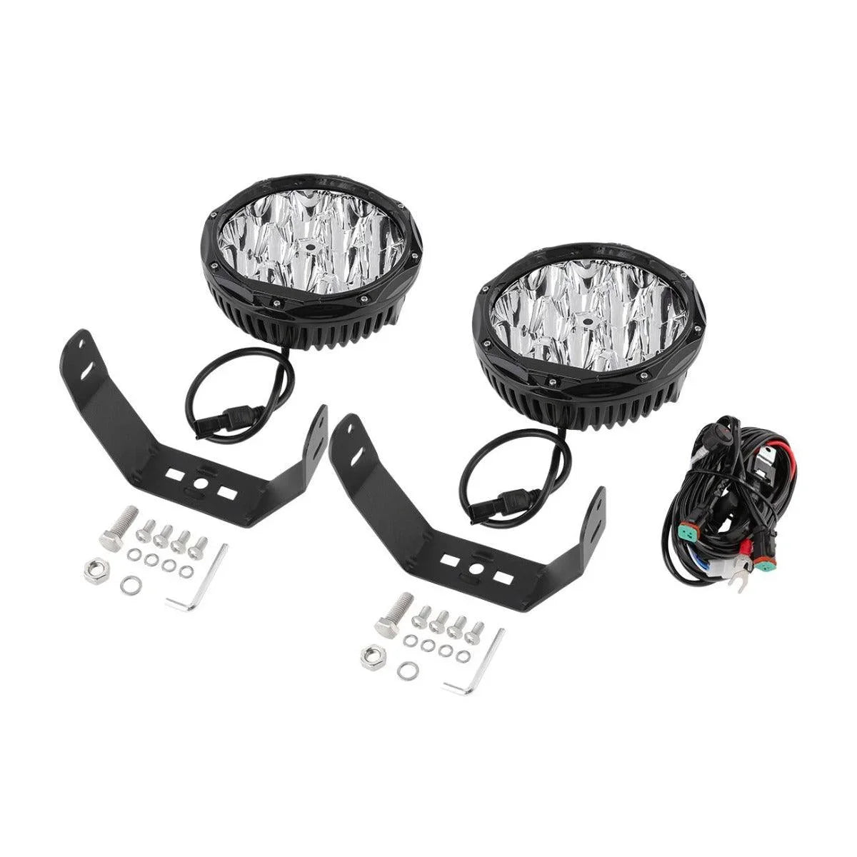 (2pcs/set) 8.5 Inch 150W Round tout-terrain faisceau longue portée LED Driving Lights – vue 16