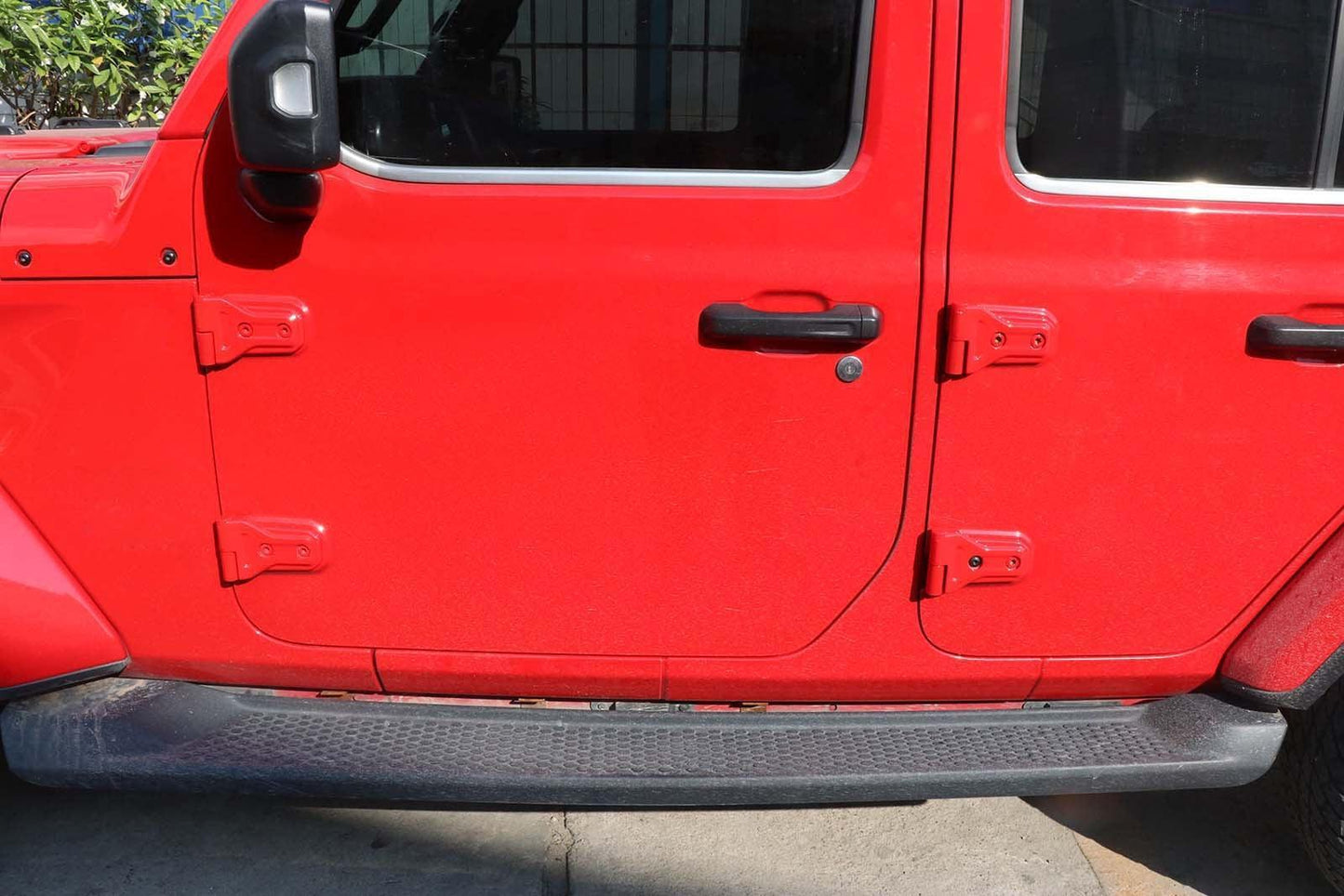 (8pcs/set) Door Hinge Shell pour Jeep Wrangler JL 2018-2022 (noir/ rouge/ Silver) – vue 5