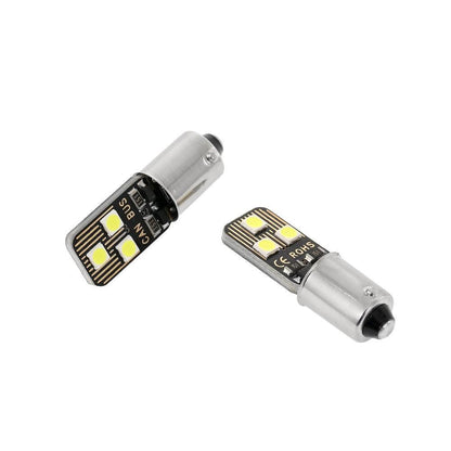 10 pièces lumière blanche BA9S BA9 1895 1891 53 57 ampoules LED pour automobile intérieur plafonnier lecture plaque