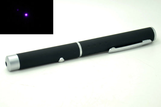Stylo pointeur laser violet / violet 405 nm – <5 mW Classe IIIA – Alimenté par pile AAA – vue…