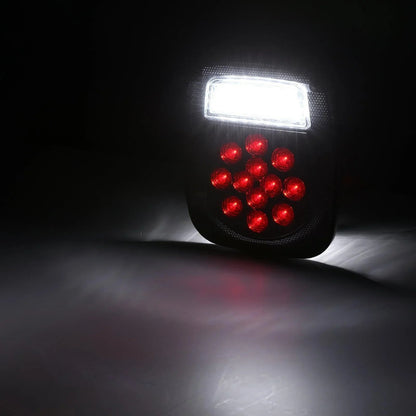 Lot de 2 universel feux arrière 39LEDs Smoked noir pour Wrangler YJ TJ CJ camion Trailer Van bateau – vue 3 – NOVADOMIO