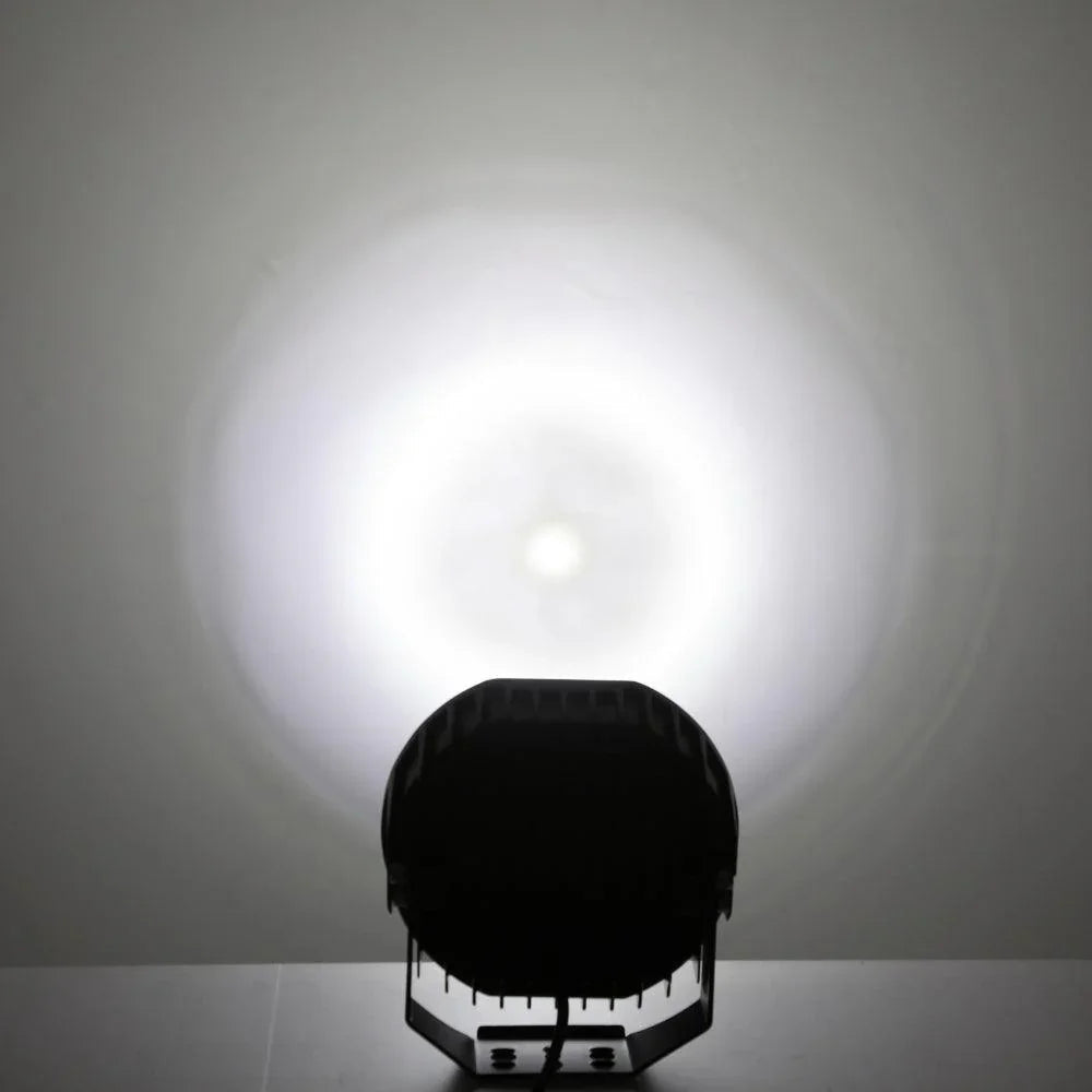 360-Ultra série 8.5 Inch 220W LED Spot Driving Light tout-terrain avec blanc DRL&orange clignotant Light – vue 7