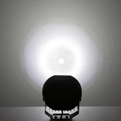 360 Ultra série 8.5″ 220 W LED Spot feu longue portée tout-terrain avec blanc DRL&orange clignotant – vue 7 – NOVADOMIO
