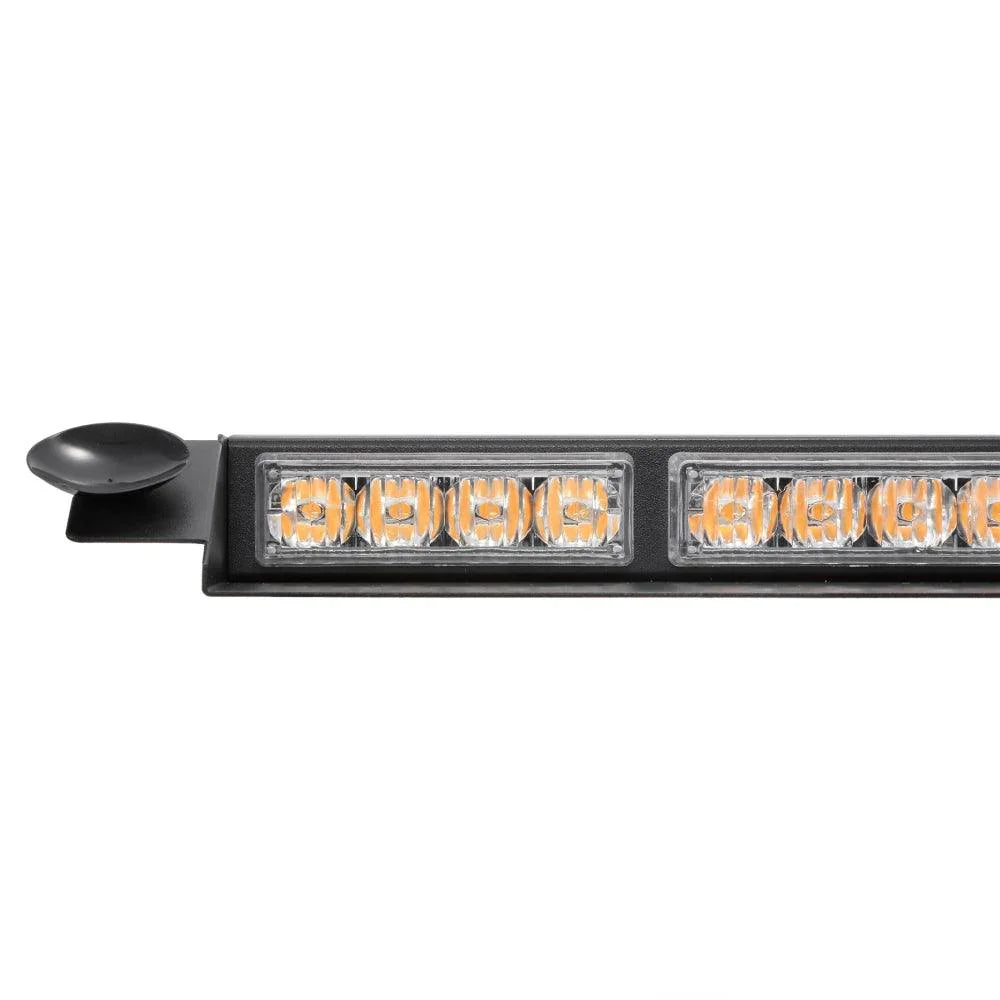 17 Inch Dual Visor orange Strobe Barres lumineuses 20 Flashing Patterns avec Controller panneau de commande pour Vehicles Tr…