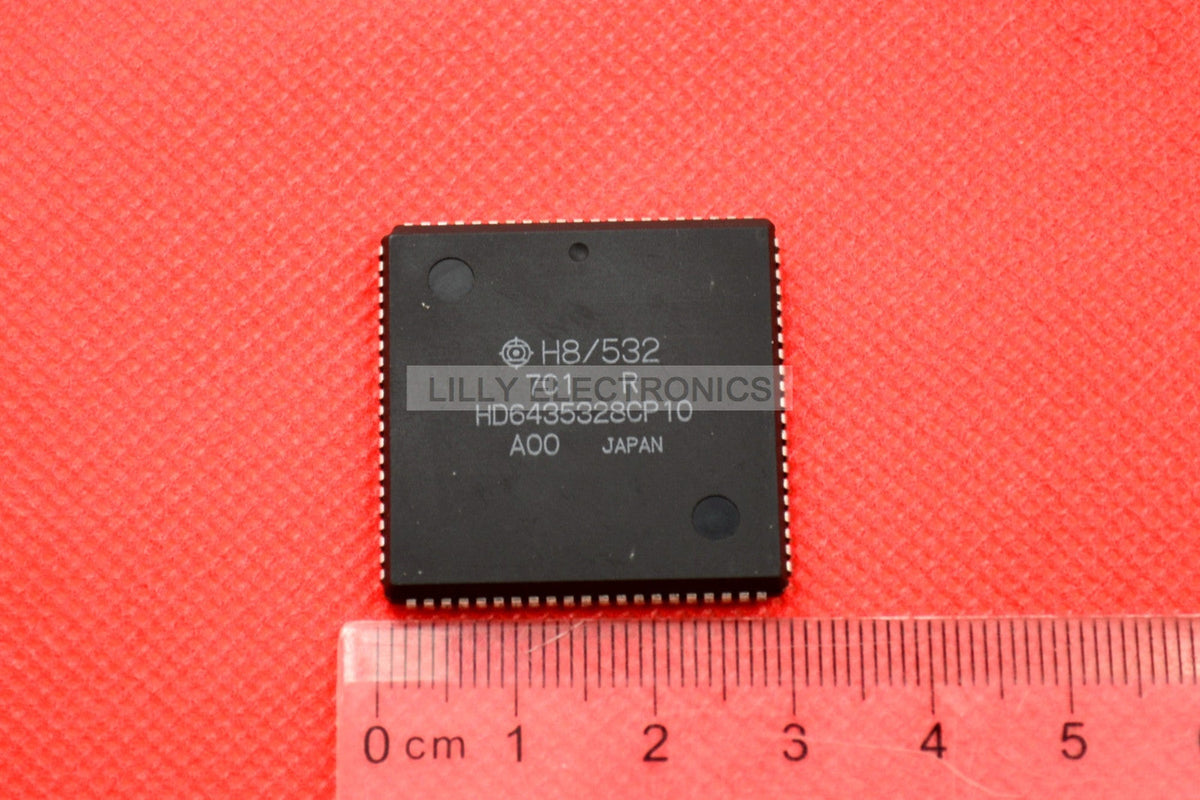 HD6435328CP10 Manu: HIT Package: Microcontrôleur PLCC-84,16 bits – vue 3