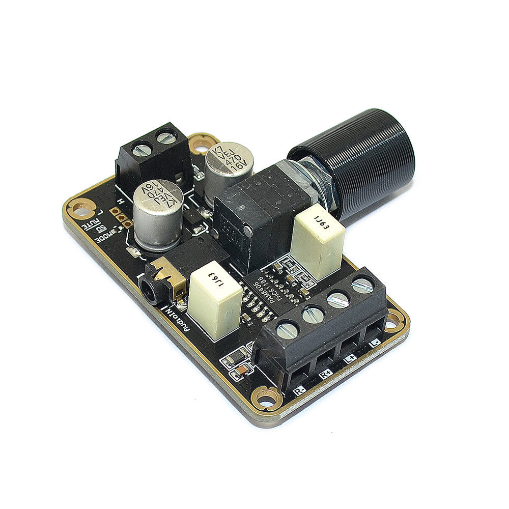 Carte d'amplificateur de puissance numérique 5 W x 2 classe D, module d'amplificateur de préamplificateur à monter…