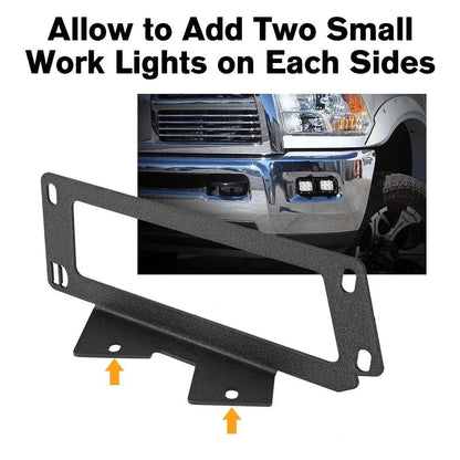 3″ projecteurs LED compacts avec supplémentaire orange caches & Dual antibrouillards Hidden pare-chocs support de montage