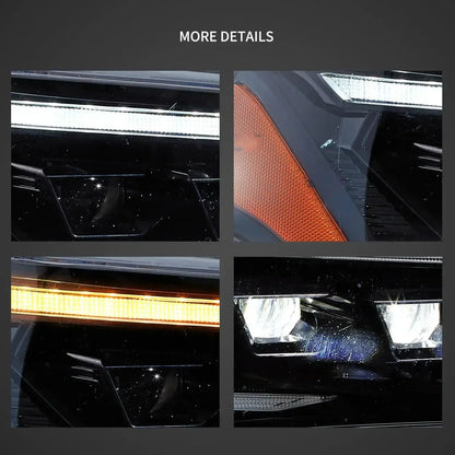 LED bloc optique avant 4 pièces Projector Upgrade pour 2014–2024 Toyota 4Runner – vue 4 – NOVADOMIO