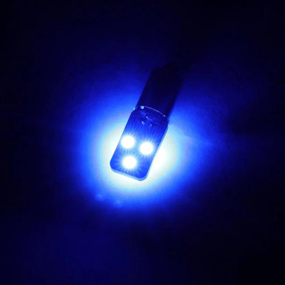 10 pièces bleu éclairage BA9S BA9 1895 1891 53 57 ampoules LED pour automobile intérieur plafonnier lecture plaque