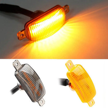 Lot de 4 LED avant feux de calandre de capot style Raptor orange éclairage pour pick-up tout-terrain SUV (orange Shell/