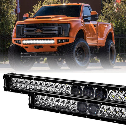 12″/22″/32″/42″/52″ 5D-PRO série Barres LED avec 5D Projectors pour Ford F250 Super Duty – NOVADOMIO