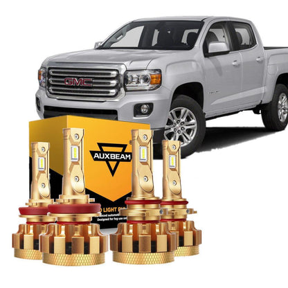 Kit d’ampoules LED feux de route/croisement F-16 Plus série CAN-bus intégré 14 000 lm pour GMC Canyon 2015–2019 – vue 11