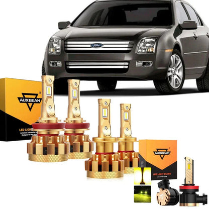 Kit d’ampoules LED feux de route/croisement F-16 Plus série CAN-bus intégré 14 000 lm pour Ford Fusion 2018–2020 – vue 2