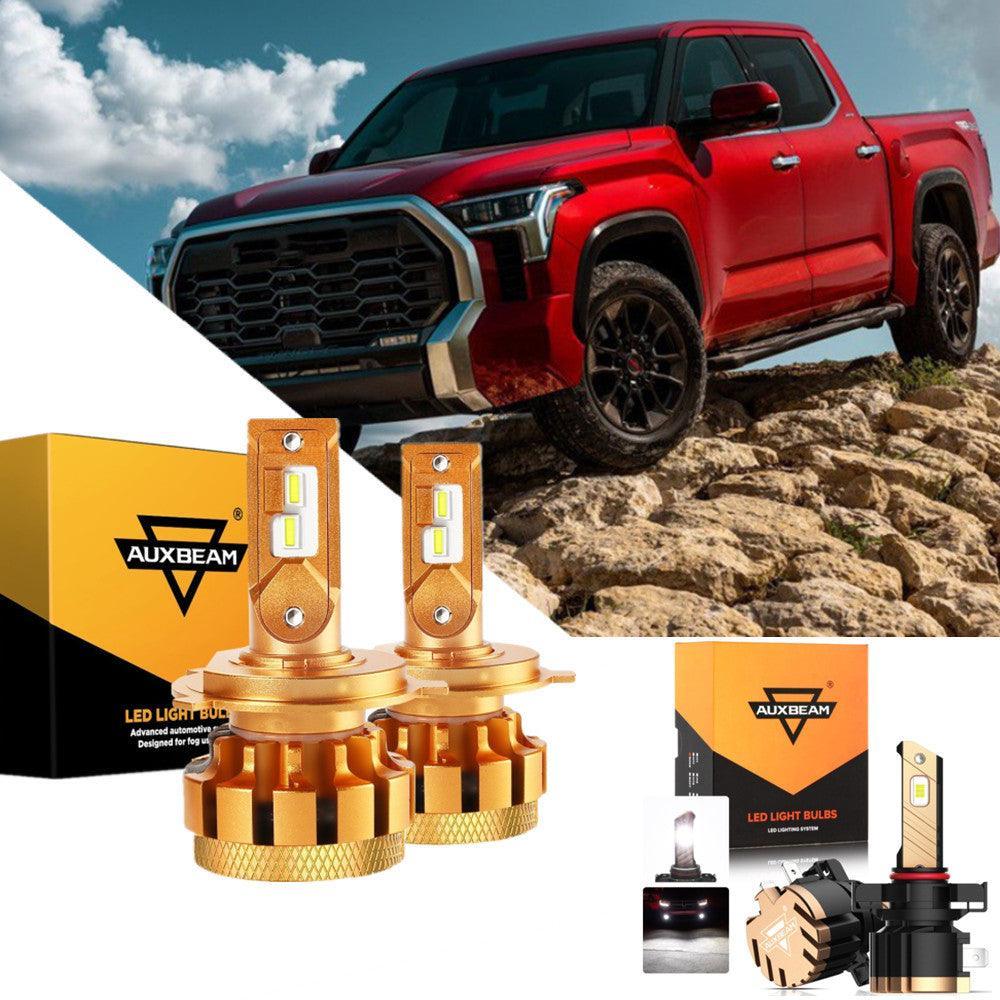 pour 2014-2020 Toyota Tundra F-16 Plus série Built-in Canbus Automotive Grade 14000LM Ampoules LED High Low Beam Bundle