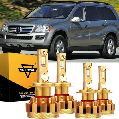 Kit d’ampoules LED feux de route/croisement F-16 Plus série CAN-bus intégré pour Mercedes-Benz GL450 avec phares halogènes