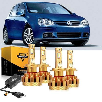 F-16 Plus série 28 000 lm Hi-beam/Lo-beam/antibrouillard Combo Ampoules LED pour Volkswagen Golf 2000–2006 – vue 9