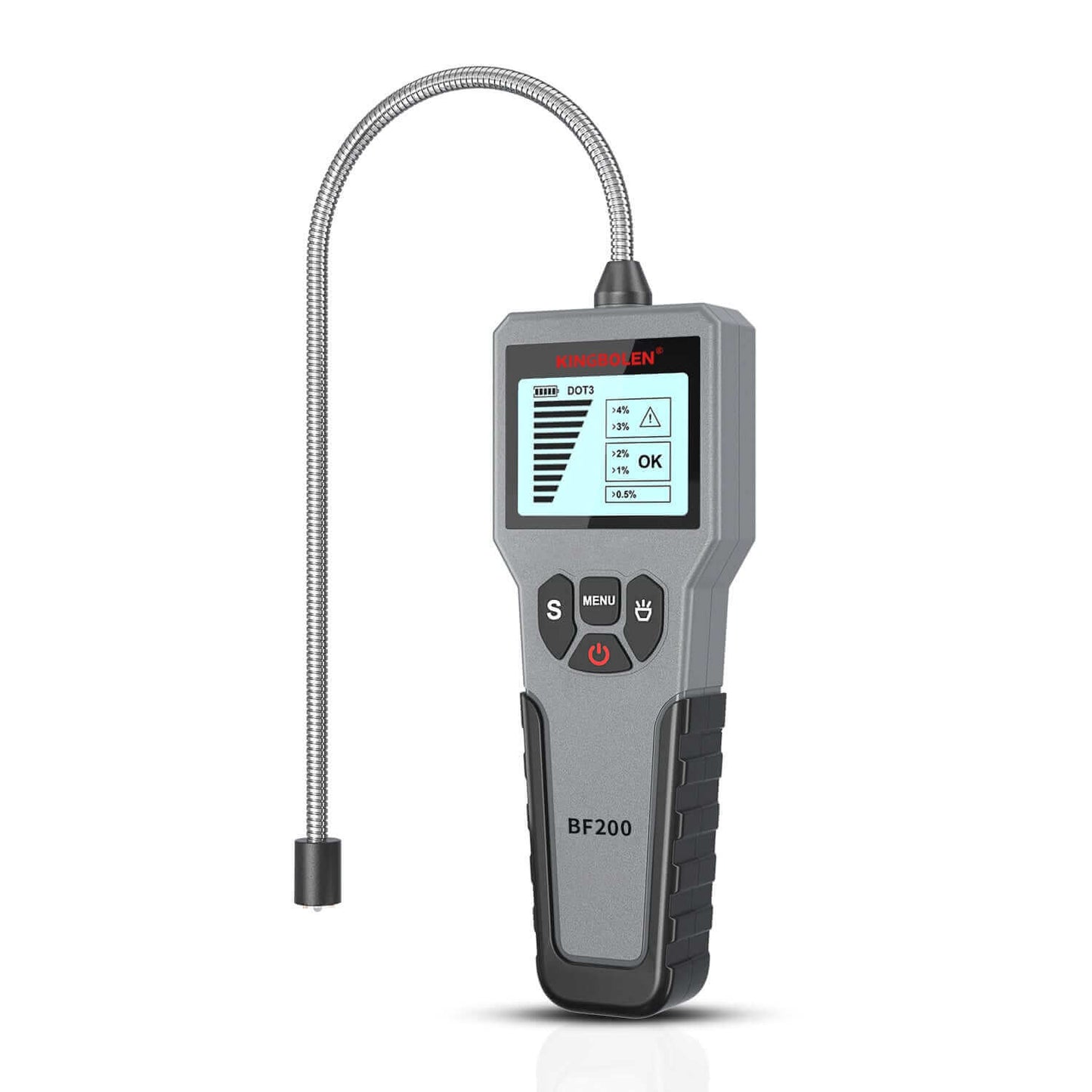 Testeur de liquide de frein KINGBOLEN BF200 – DOT 3, DOT 4 et DOT 5.1 – vue principale | NOVADOMIO