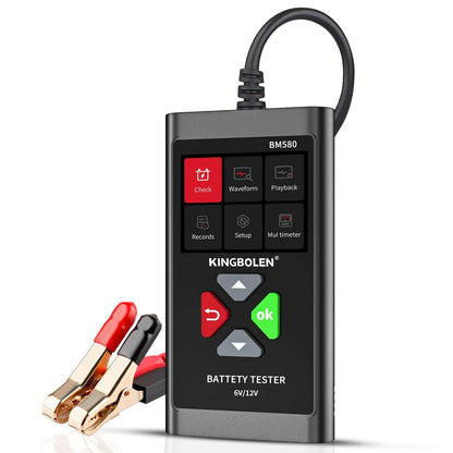 Testeur de batterie KINGBOLEN BM580 – 6 V et 12 V – NOVADOMIO
