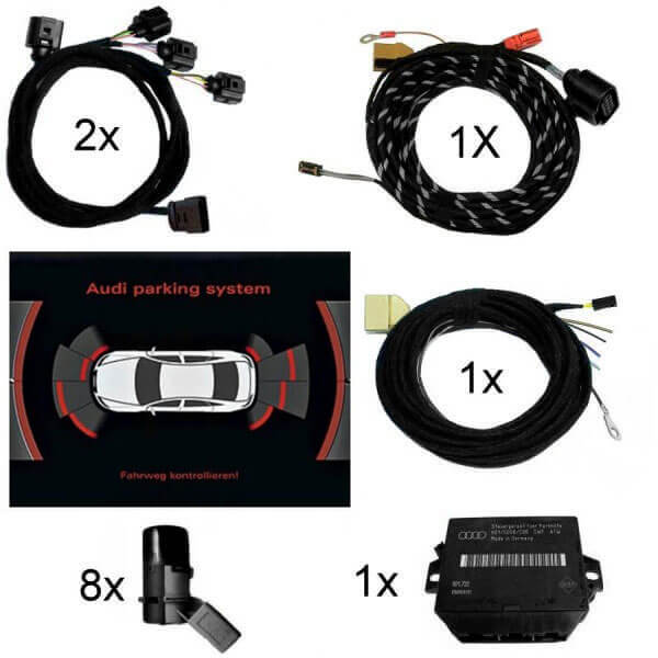 APS+ Audi Parking System Plus Front & Rear Retrofit for Audi Q7 4L