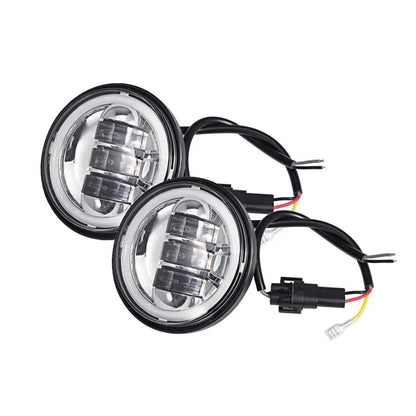 Lot de 2 4.5″ LED auxiliaire passing feux pour Harley – vue 5 – NOVADOMIO