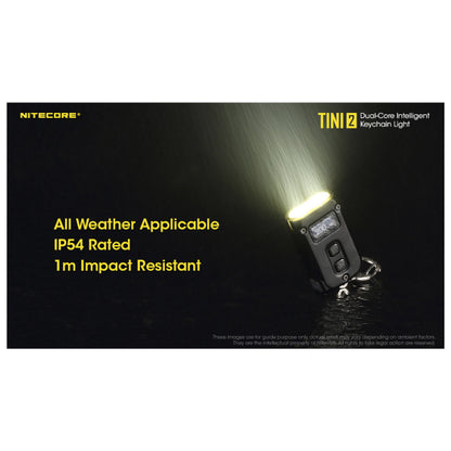 Lampe porte-clés Nitecore TINI2, 500 lm – vue 8 – NOVADOMIO