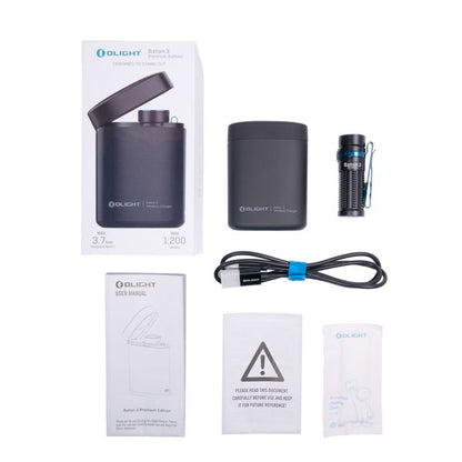 Lampe torche Olight Baton 3 Premium Edition, 1 200 lm – vue 6 – NOVADOMIO
