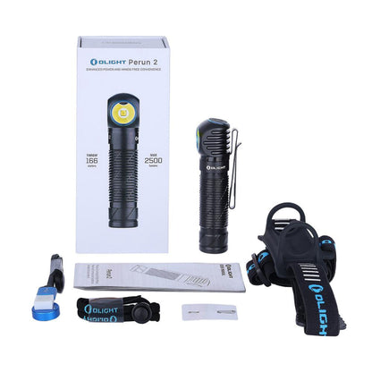 Multilamp Olight Perun 2, 2 500 lm – vue 13 – NOVADOMIO