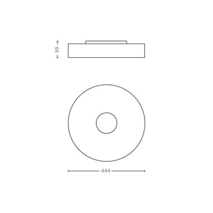 Plafonnier Philips Hue Still 22.5 W, 2200-6 500 K – vue 10 – NOVADOMIO