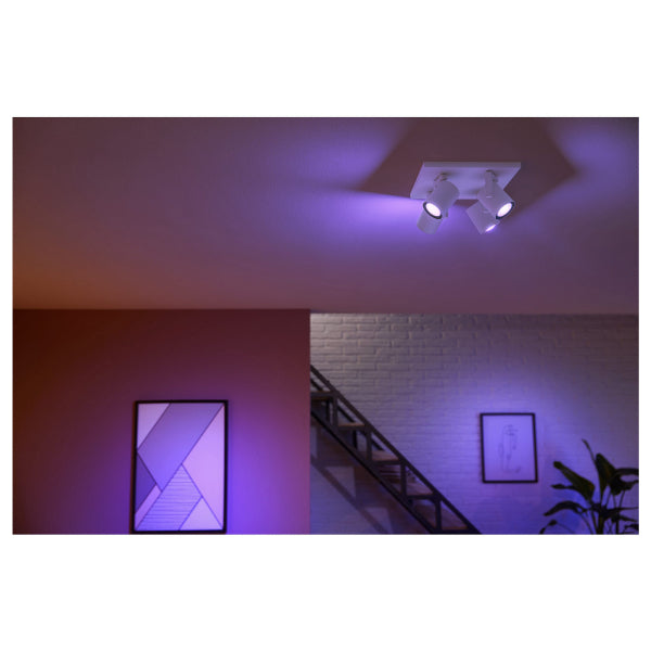 Ceiling lamp Philips Hue Argenta Quadruple, GU10 – vue 5