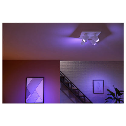 Plafonnier Philips Hue Argenta Quadruple, GU10 – vue 5 – NOVADOMIO