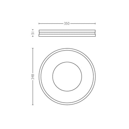 Applique murale Philips Hue Econic Up WCA 15 W, 2000-6 500 K – vue 4 – NOVADOMIO