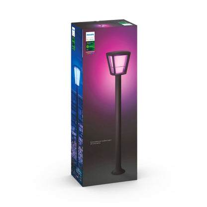 Bollard Philips Hue Lucca Long 9 W, E27 – vue 4 – NOVADOMIO