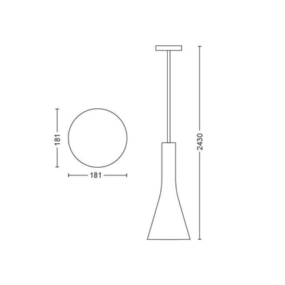 Suspension Philips Hue Ensis WCA 79 W, 2000-6 500 K – vue 4 – NOVADOMIO