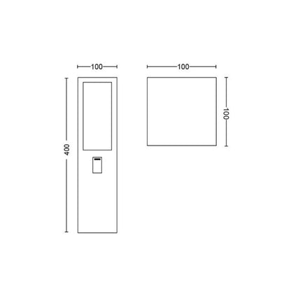 Spot Philips Hue Fugato 5.7 W, GU10 – vue 3 – NOVADOMIO