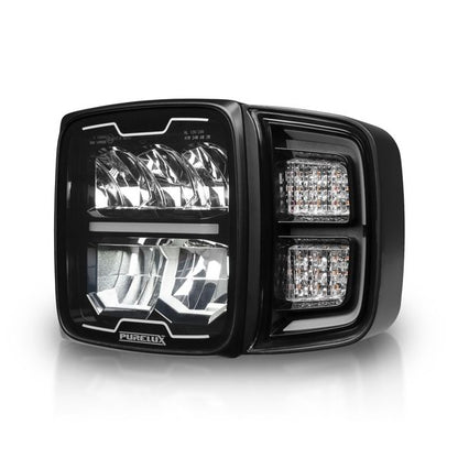 Projecteur de travail Purelux Terrain noir Slim Flood 30 W, Wide – vue 22 – NOVADOMIO