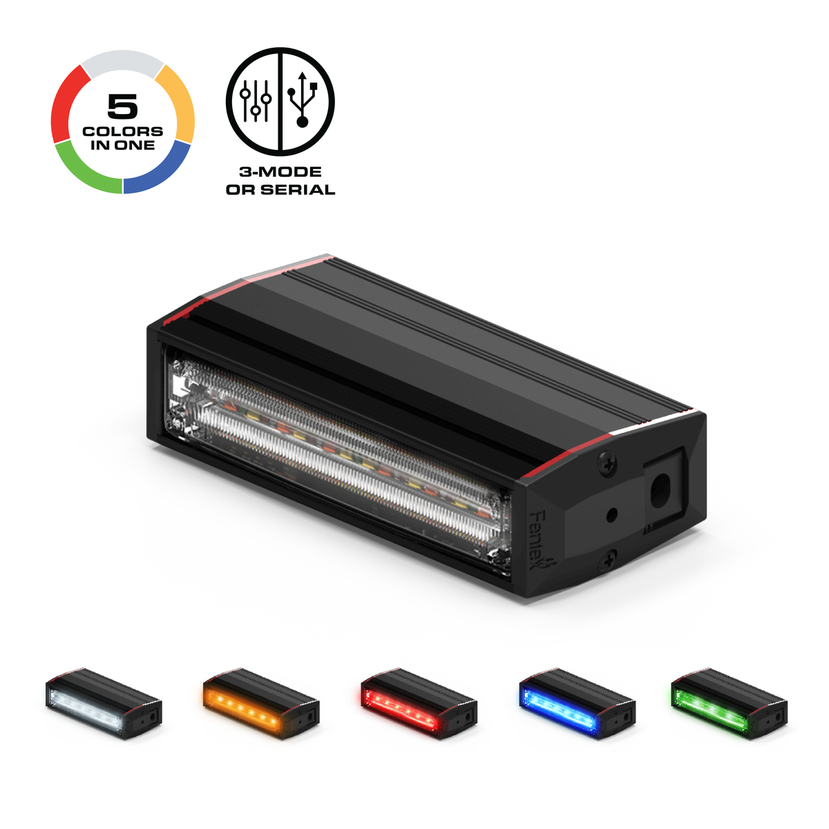 Feniex Q® Series 100 – Barre LED de signalisation – vue 2