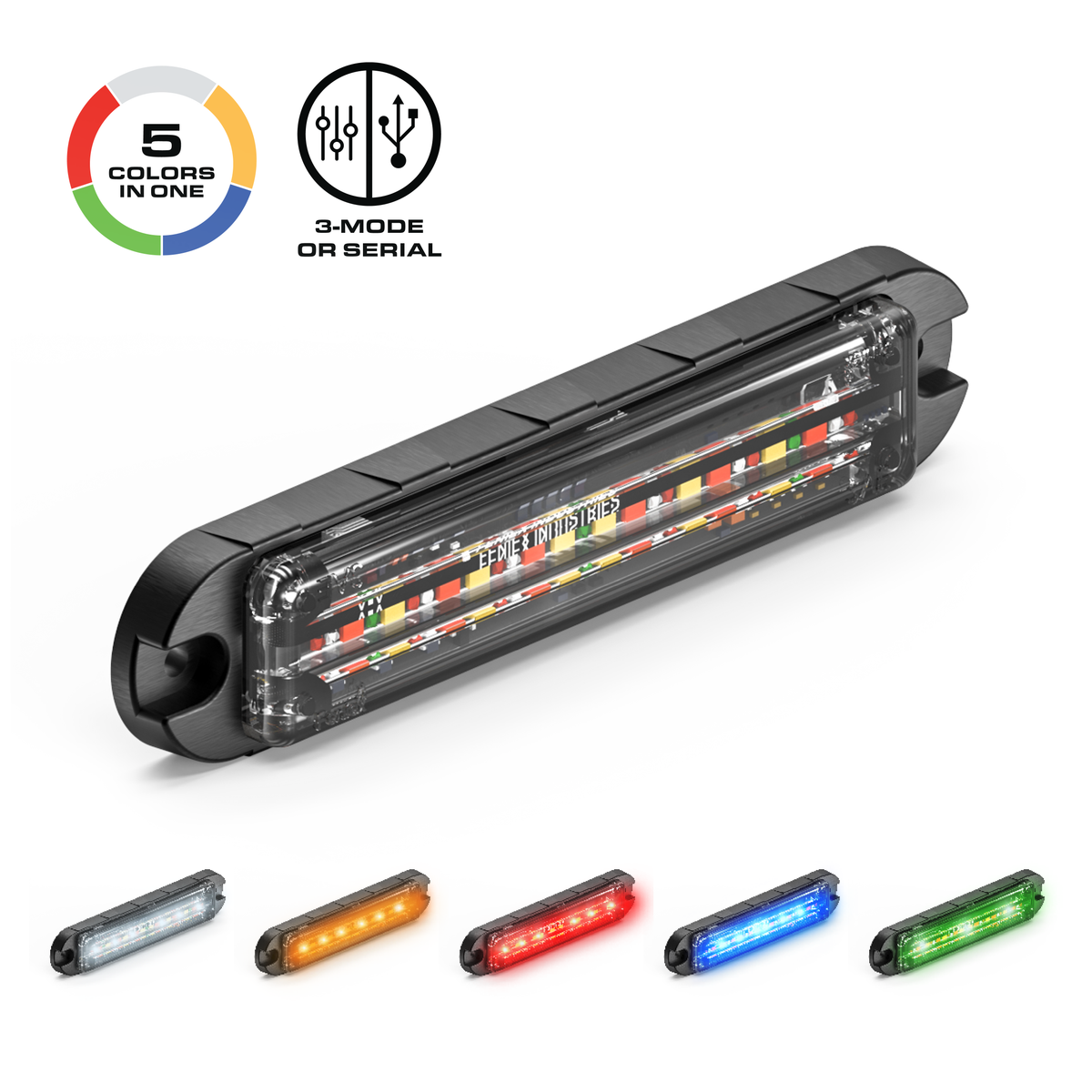 Feniex Q® Series Flat SM – Feu LED de signalisation – vue 2