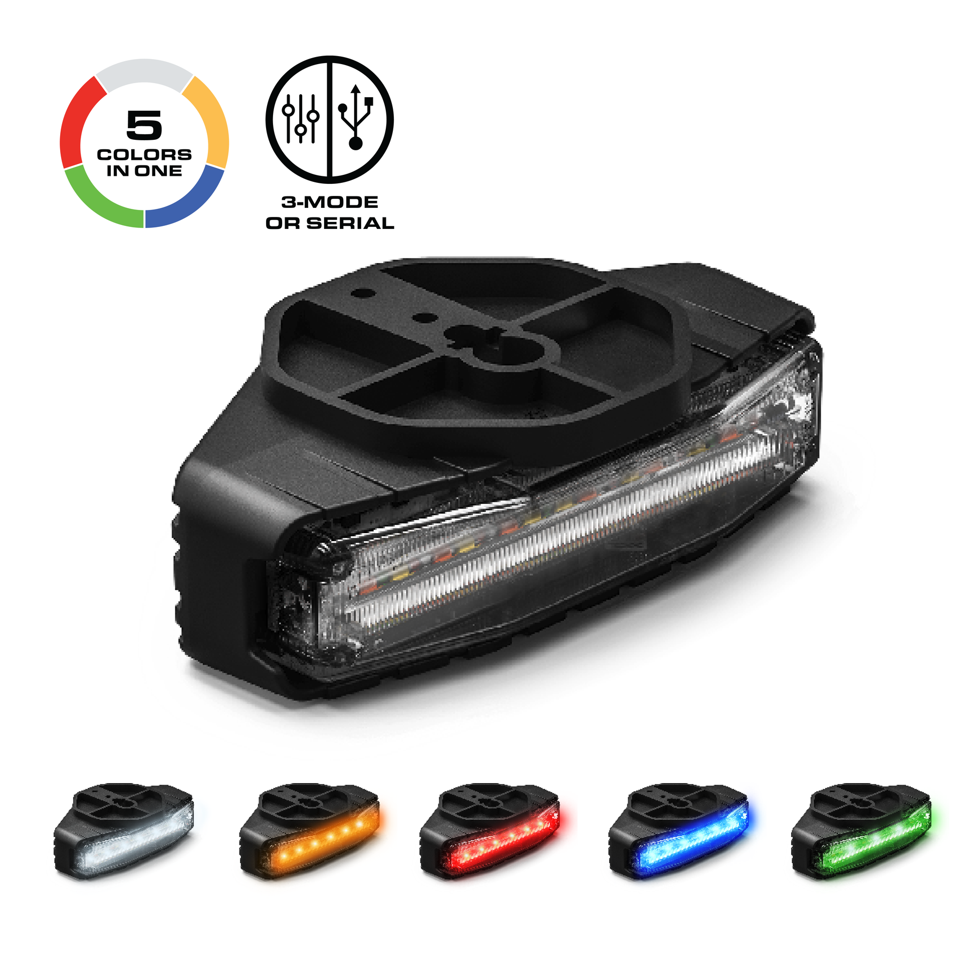 Feniex Q® Series Under Mirror – Feu LED de signalisation – vue 2