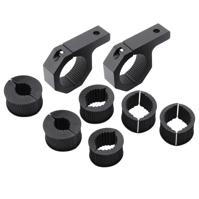 (2pcs/set) 1~2 inch Roll Cage Barres LED Mounting Brackets – vue 4
