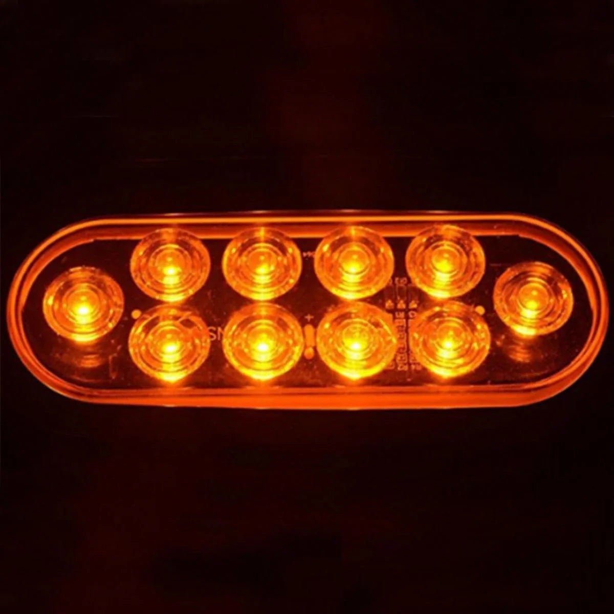 (2pcs/set) 6'' OVAL feu latéral/STOP/clignotant LIGHTS – vue 2
