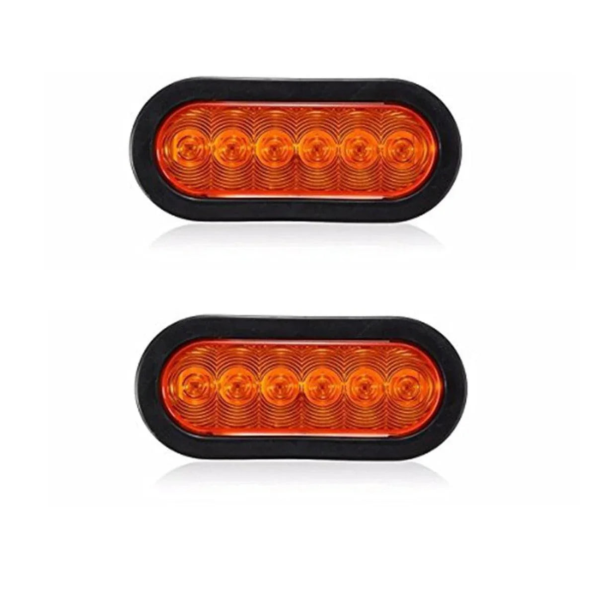 (2pcs/set) 6'' OVAL feu latéral/STOP/clignotant LIGHTS