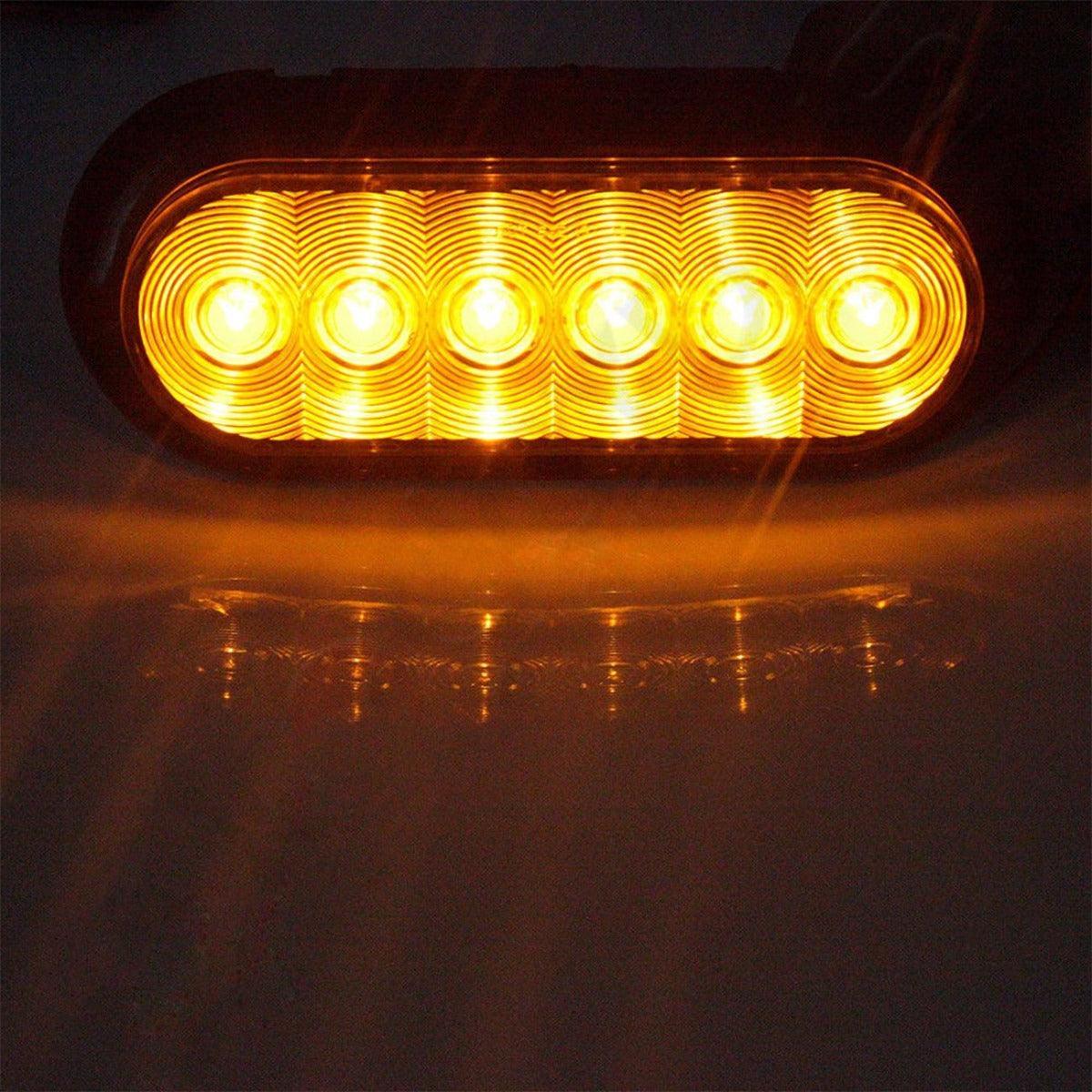 (2pcs/set) 6'' OVAL feu latéral/STOP/clignotant LIGHTS – vue 3