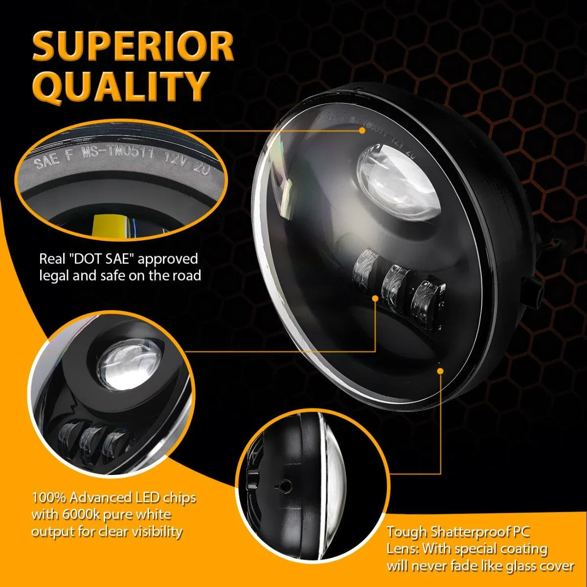 (2pcs/set) 27W noir LED Fog Light Assembly pour Toyota Tacoma 2005-2011/ Toyota Solara 2004-2006/ Toyota Sequoia 2008-2015/…