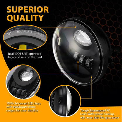 Lot de 2 27 W noir LED antibrouillard ensemble pour Toyota Tacoma 2005–2011/ Toyota Solara 2004–2006/ Toyota Sequoia