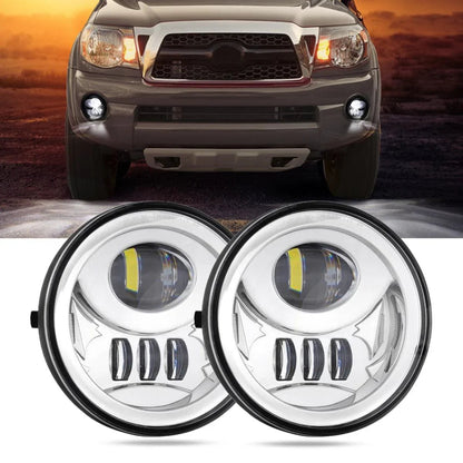 Lot de 2 27 W chromé LED antibrouillard ensemble pour Toyota Tacoma 2005–2011/ Toyota Solara 2004–2006/ Toyota Sequoia