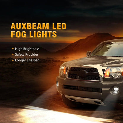 Lot de 2 27 W chromé LED antibrouillard ensemble pour Toyota Tacoma 2005–2011/ Toyota Solara 2004–2006/ Toyota Sequoia