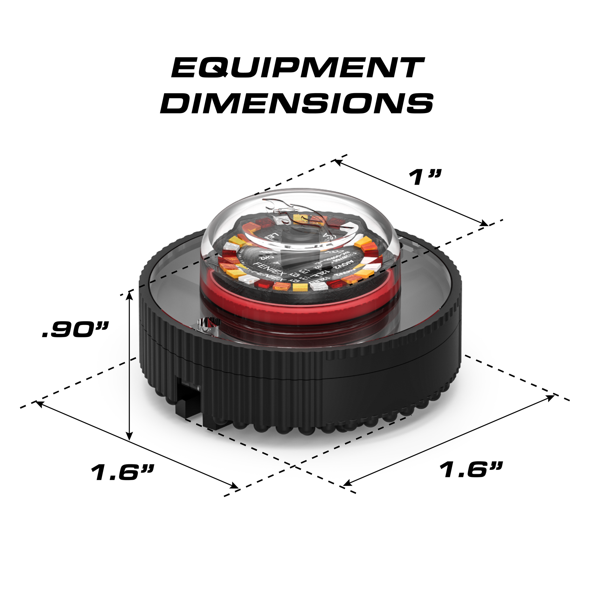 Feniex Quad® Cannon – Feu LED encastré – vue 3