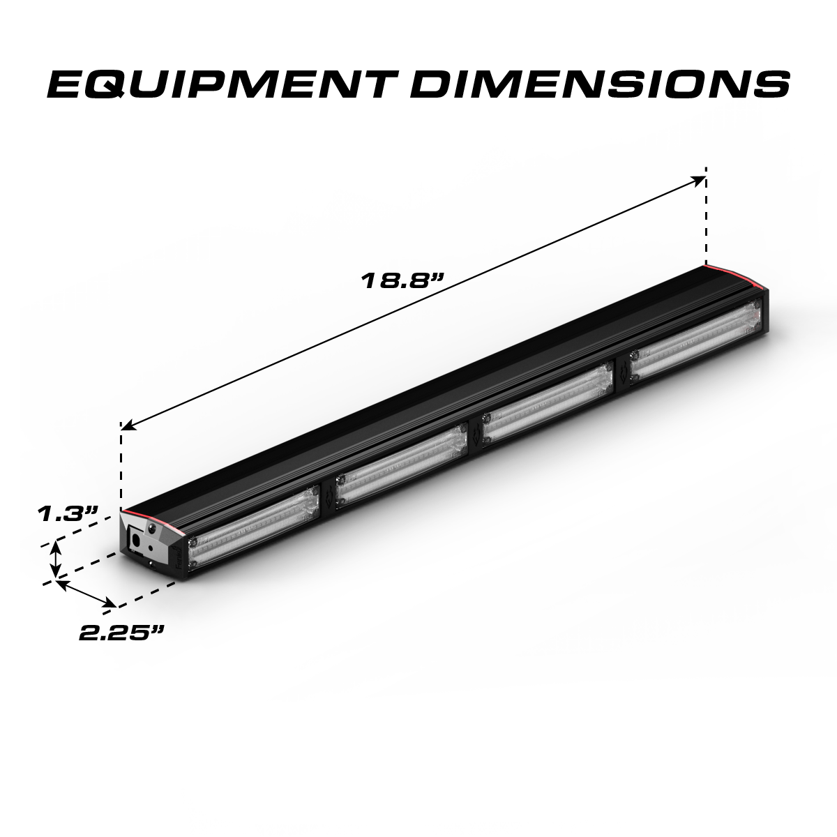 Feniex Quantum® 2.0 400 – Barre LED de signalisation – vue 3
