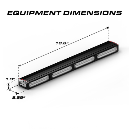 Feniex Quantum® 2.0 400 – Barre LED de signalisation – vue 3 – NOVADOMIO