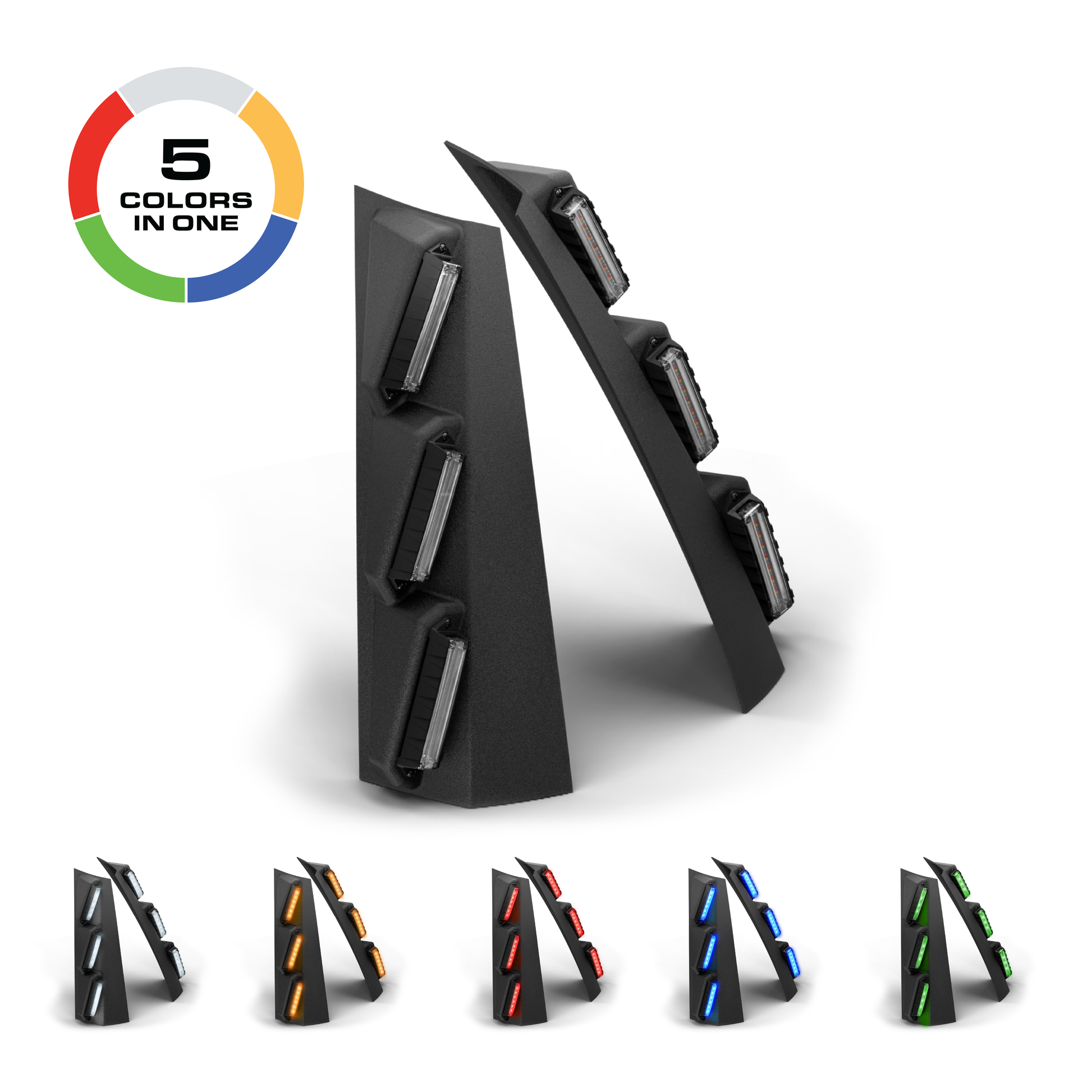 Feniex Quantum® 2.0 Pillar – Feu LED de signalisation – vue 2